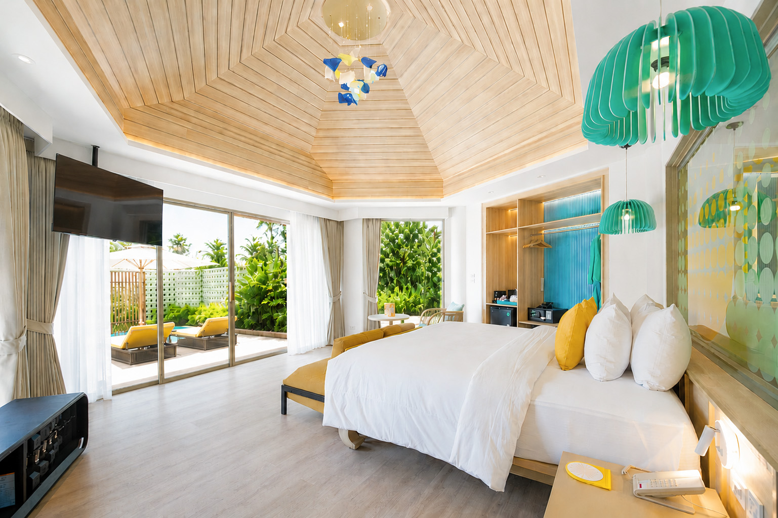 Garden Pool Villa bedroom